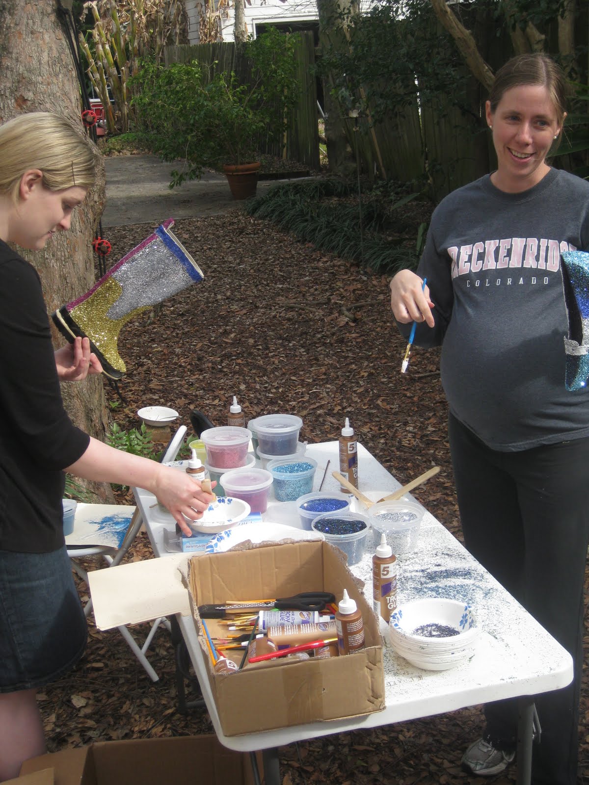 Johanna: Muses Shoe Decorating Party