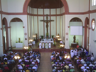Santa Missa em honra ao Bom Jesus no Jubileu de Ouro da Paróquia