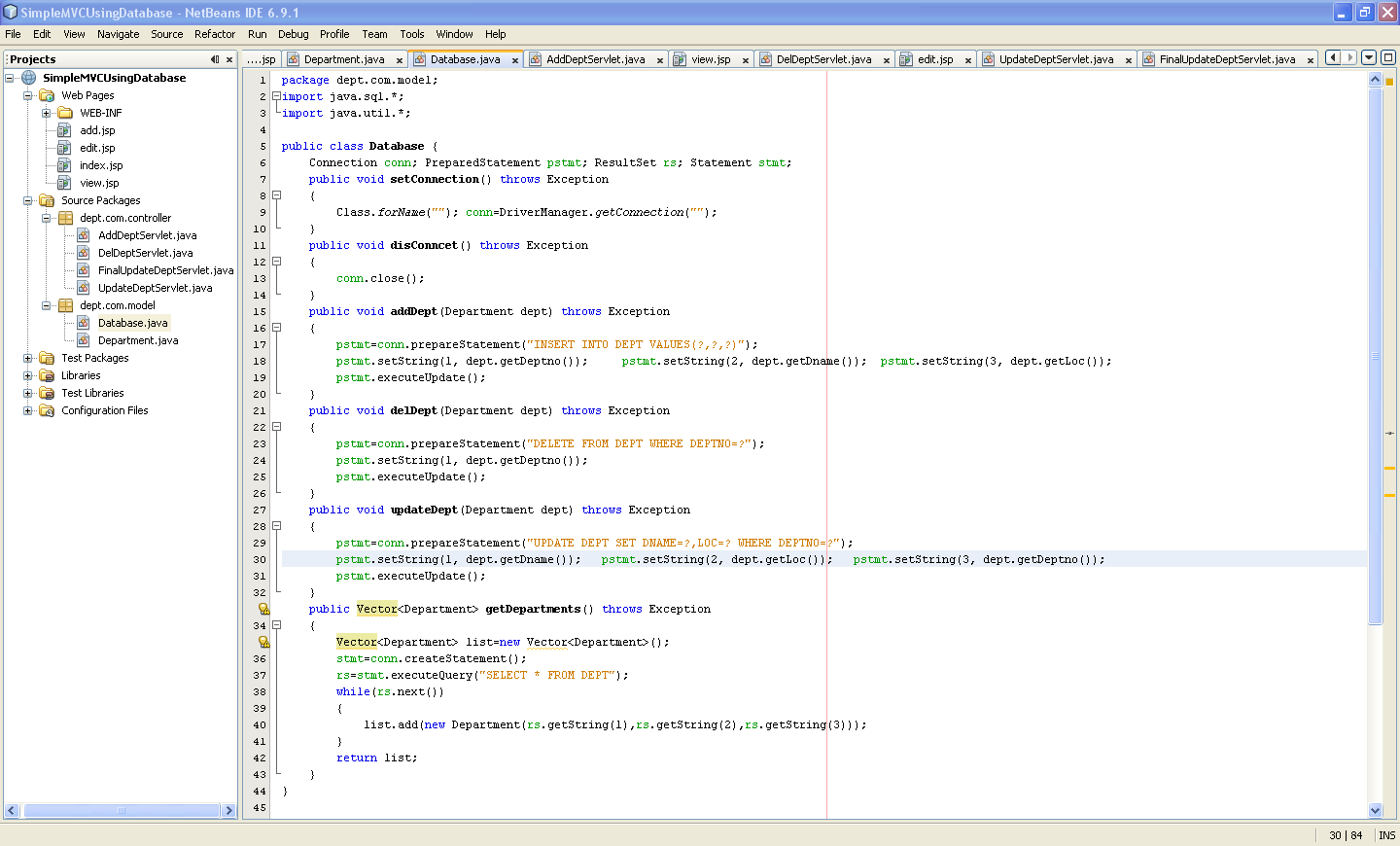 java simple file based database