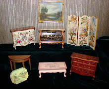 Hand Painted Furniture - scale 1/12