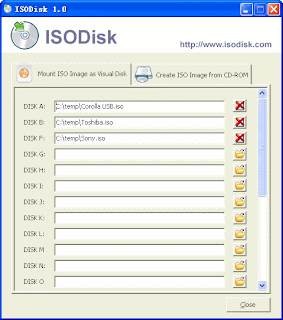 isodisk iso disk image file tool