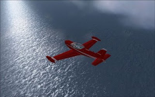 полет над морем в дельталет в Microsoft Flight Simulator X