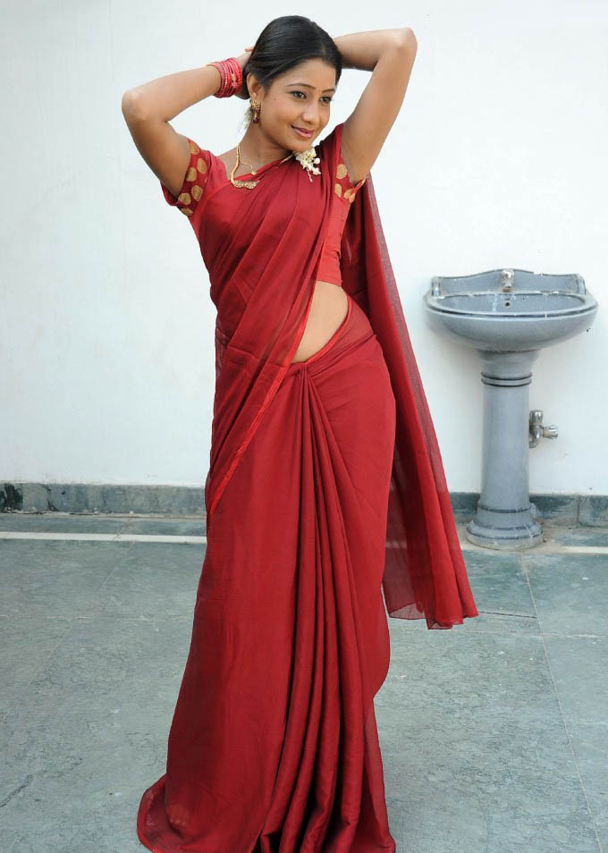 Sexy Bollywood And South Indian Actress Pictures Homely South Actress Reshmi In Sexy Red Saree