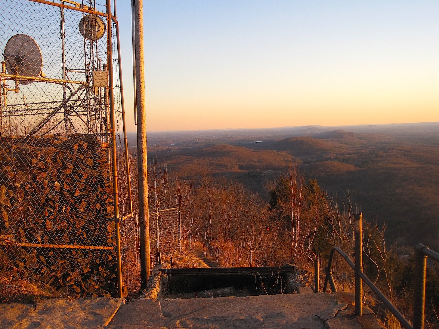 The Mt.Tom Billy Goat Mt.Tom Summit At Sunset