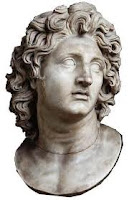 Alexander the Great's surprisingly mopey-looking creepy disembodied head.