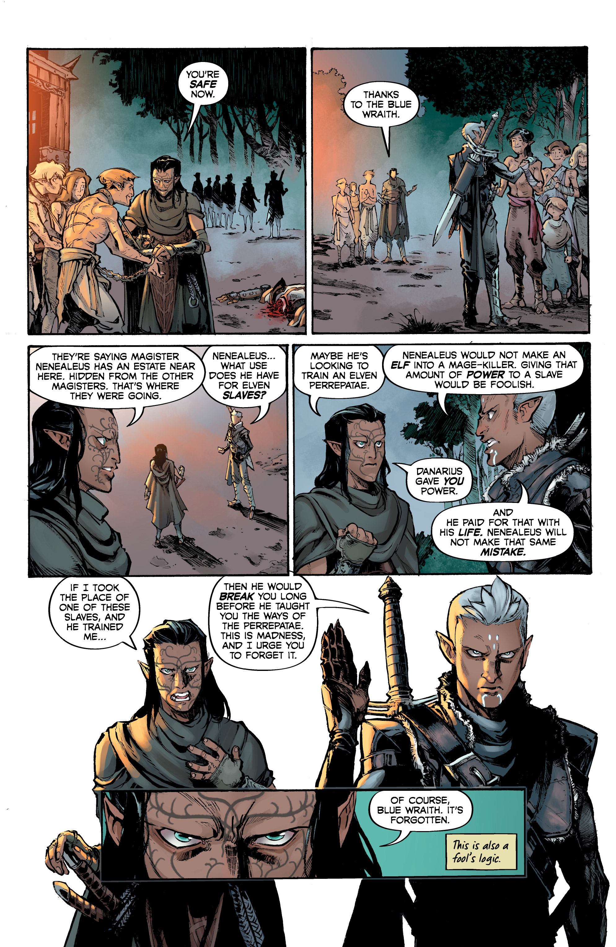 Read online Dragon Age: Blue Wraith comic -  Issue #1 - 5