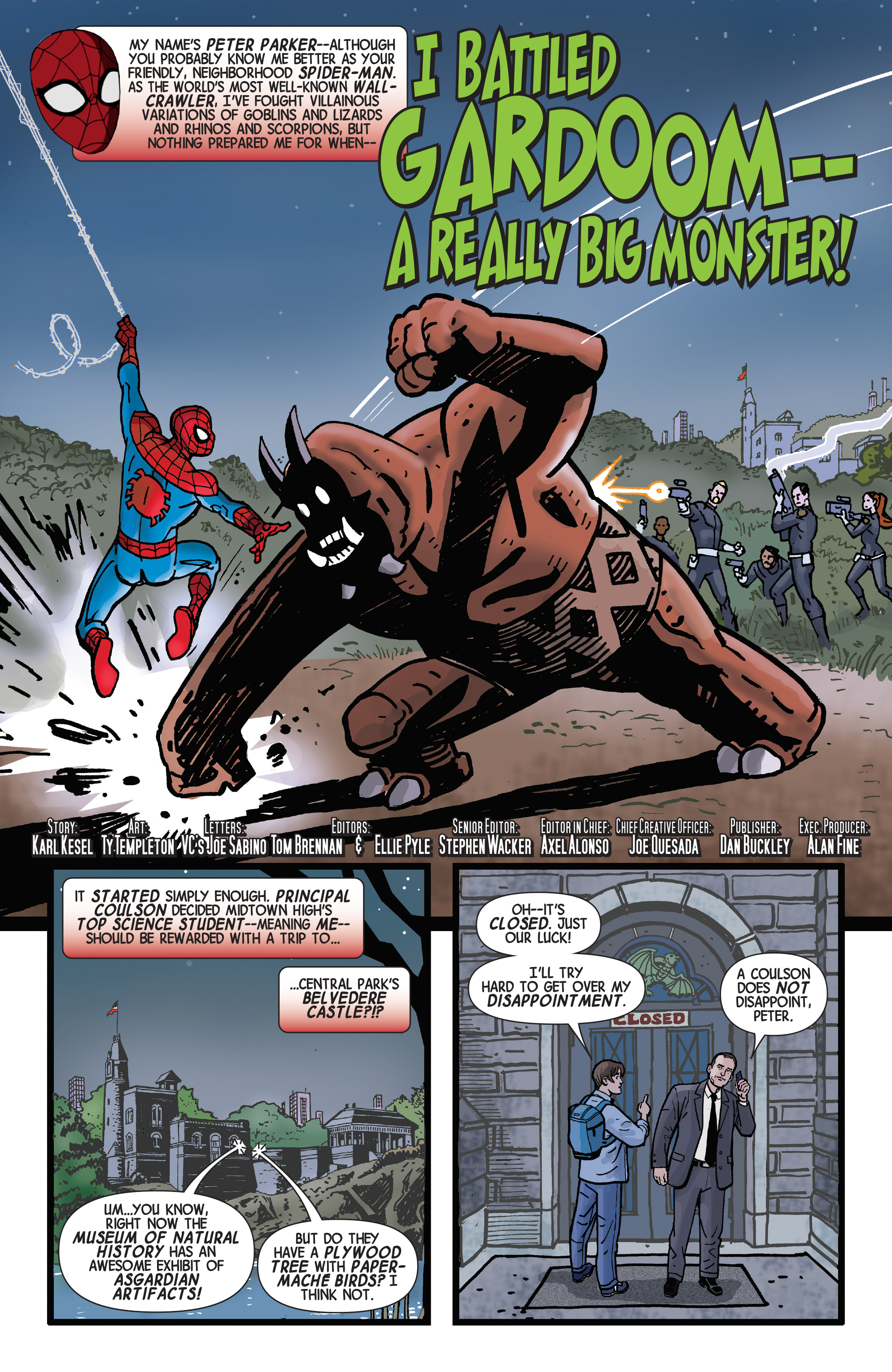 Read online Ultimate Spider-Man (2012) comic -  Issue #9 - 14