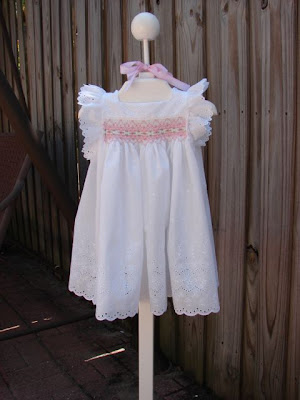 Past Projects: Eyelet Baby Dresses