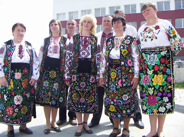 Folk Ensemble Zalishchyky Districs West Ukraine