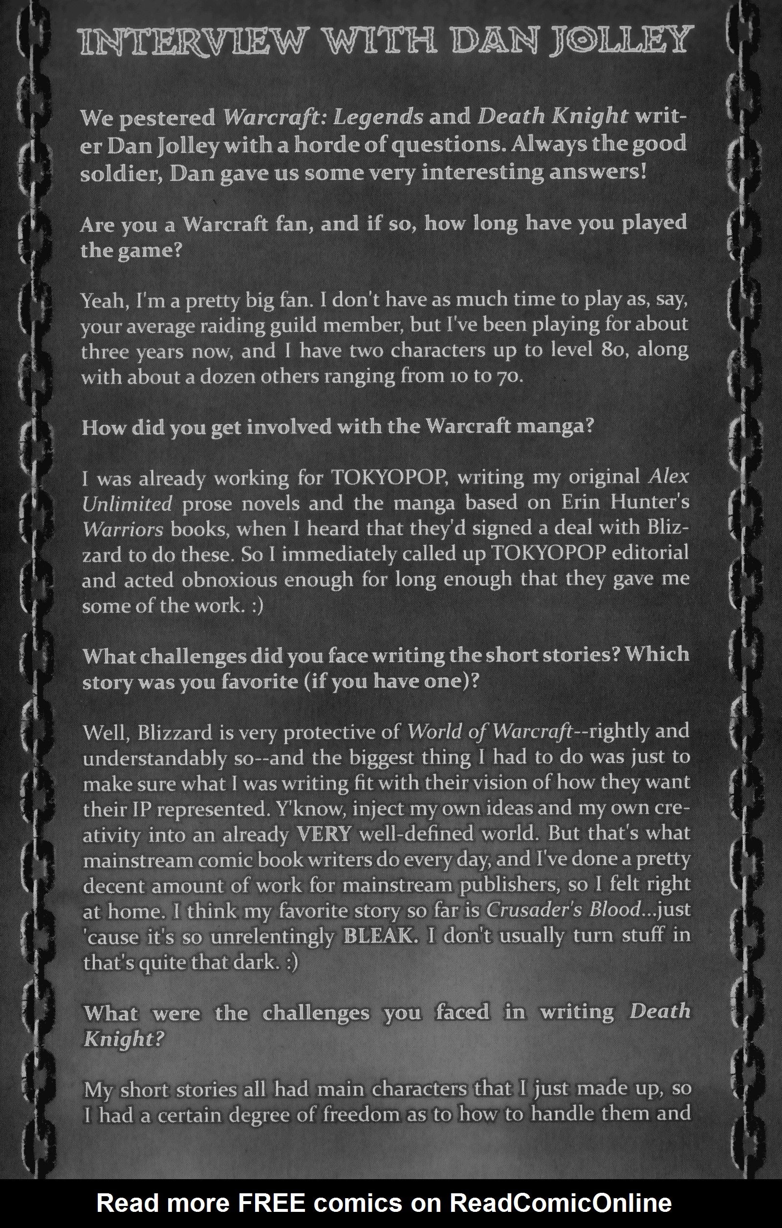 Read online World of Warcraft: Death Knight comic -  Issue # TPB (Part 2) - 70