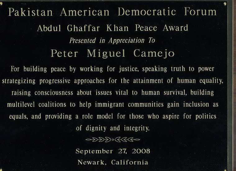 Pakistan American Democratic Forum Award