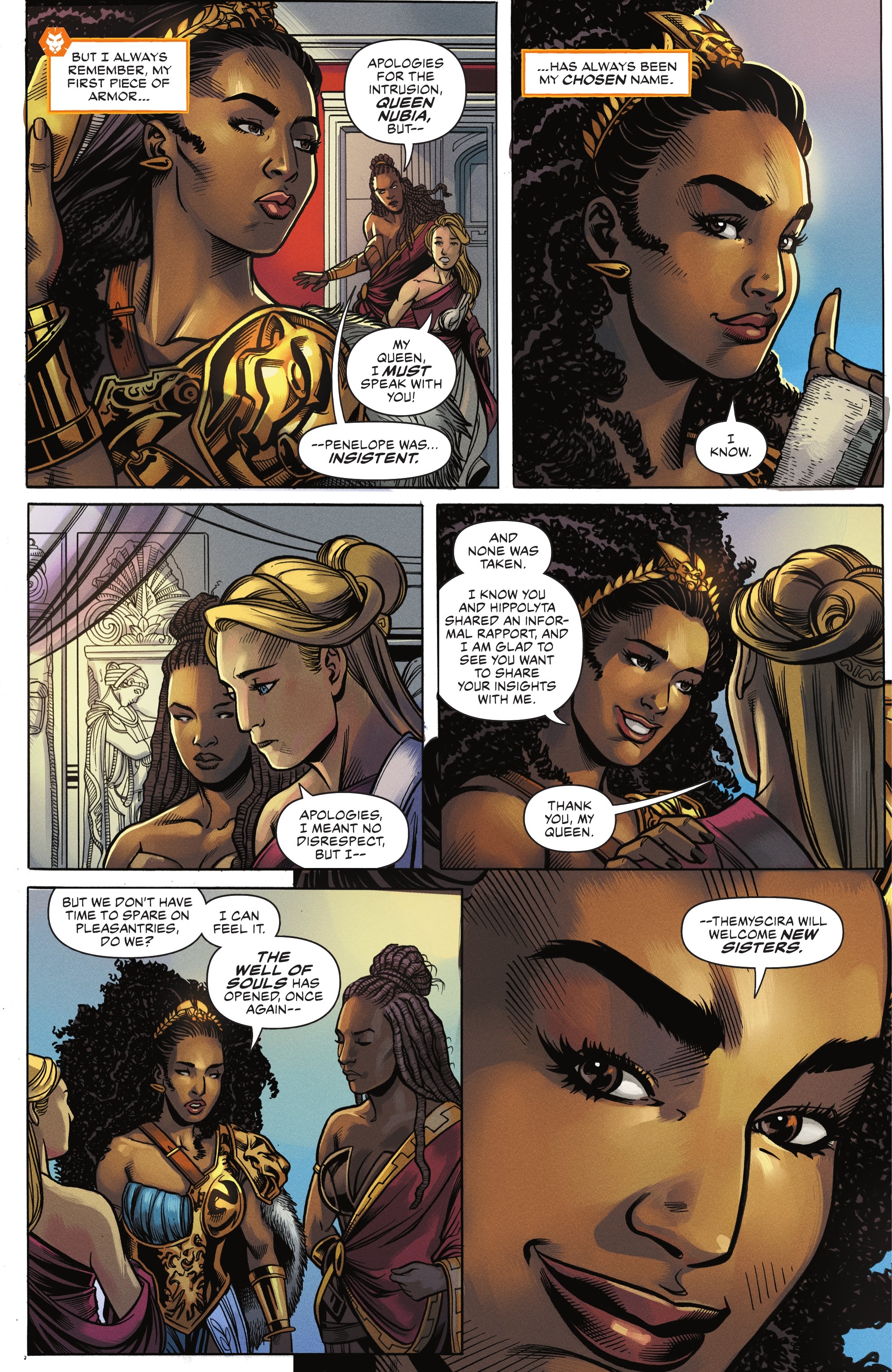 Read online Nubia & the Amazons comic -  Issue #1 - 7