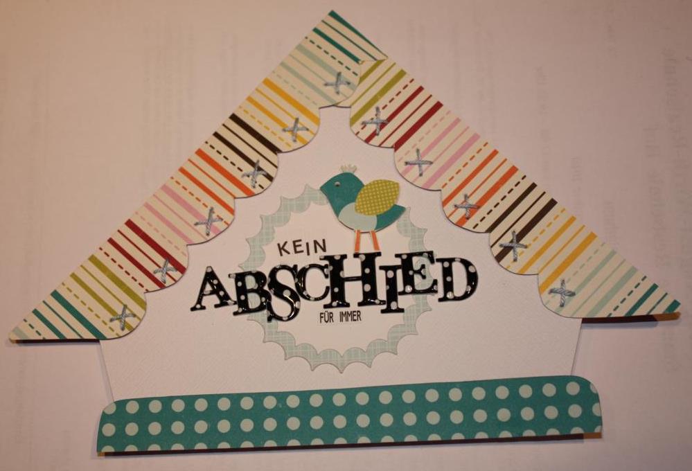 Polly kreativ: Babypause - Verabschiedungskarte