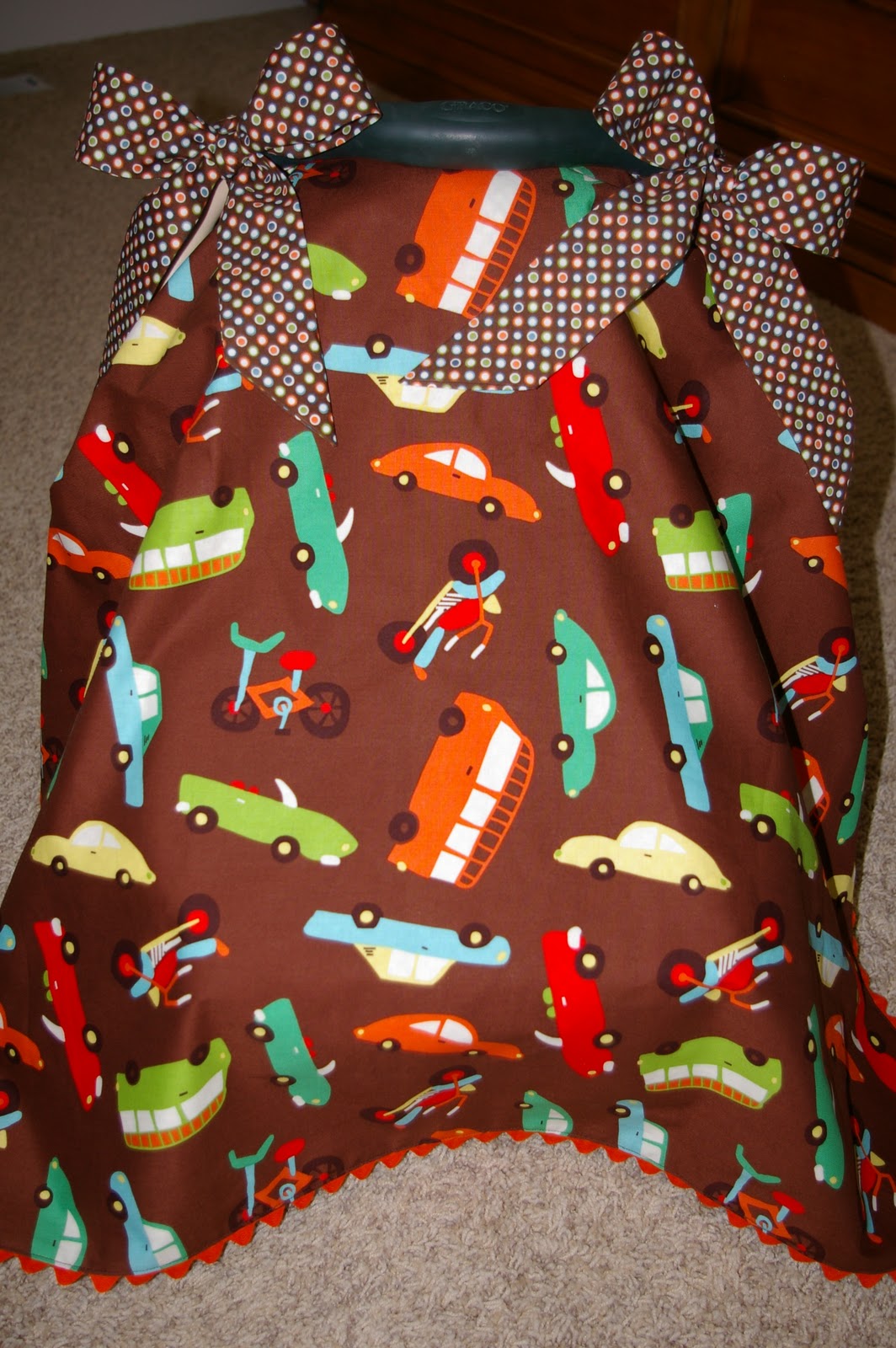 Meggy Moo's Posh Designs Baby Car Seat Canopy