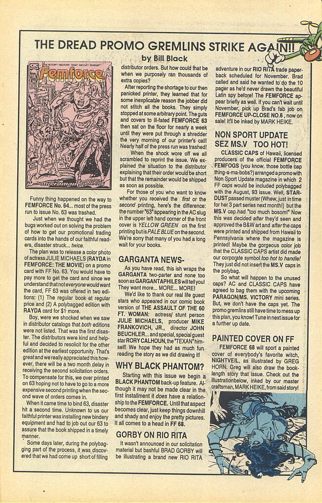 Read online Femforce comic -  Issue #64 - 23