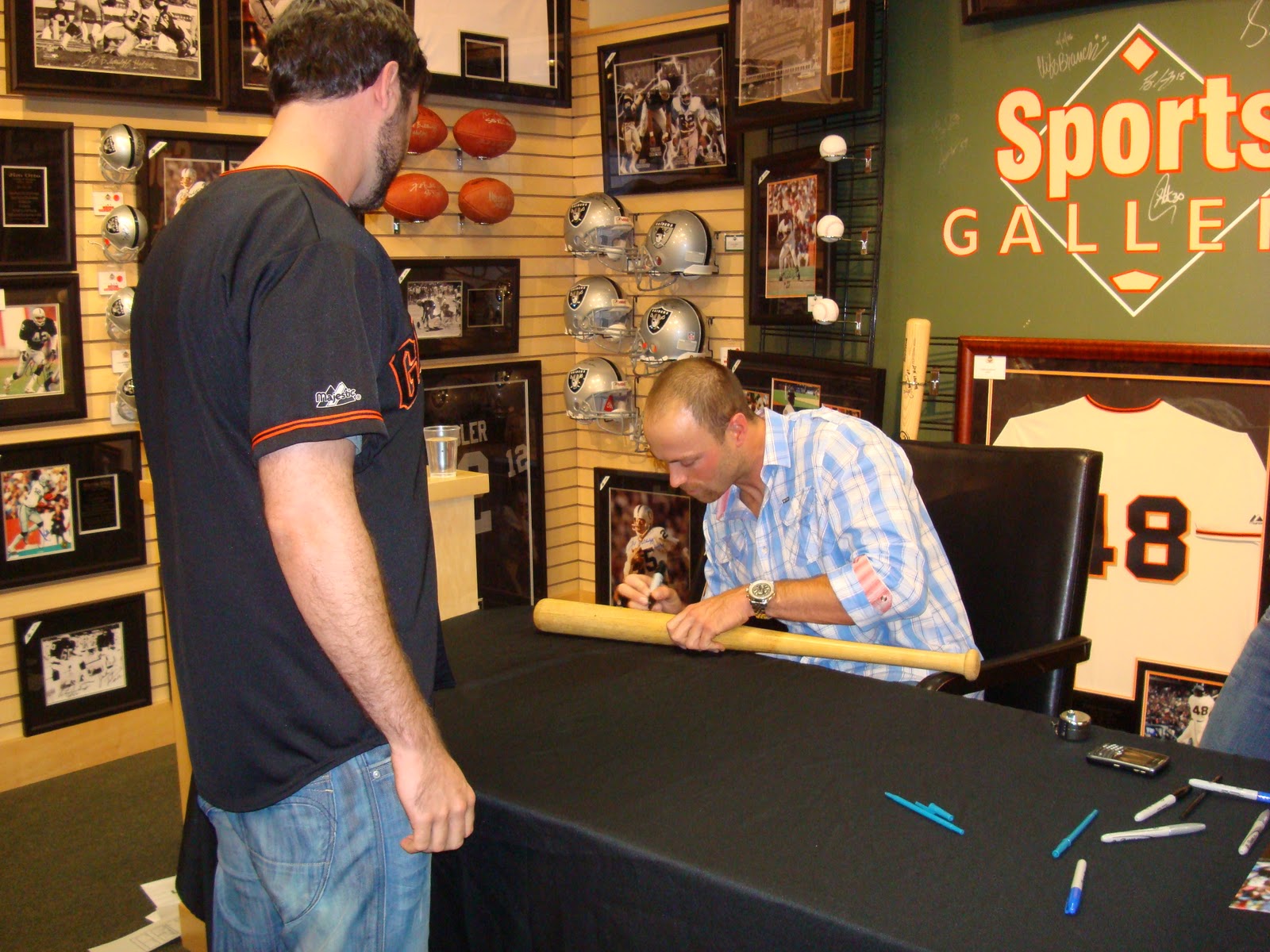 PhilogBlog SF Giants Nate Schierholtz Autograph Signing Sports Gallery