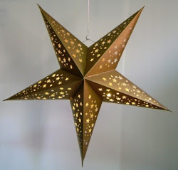 star hanging lanterns led paper gold bag lantern glass battery candles votive lighting