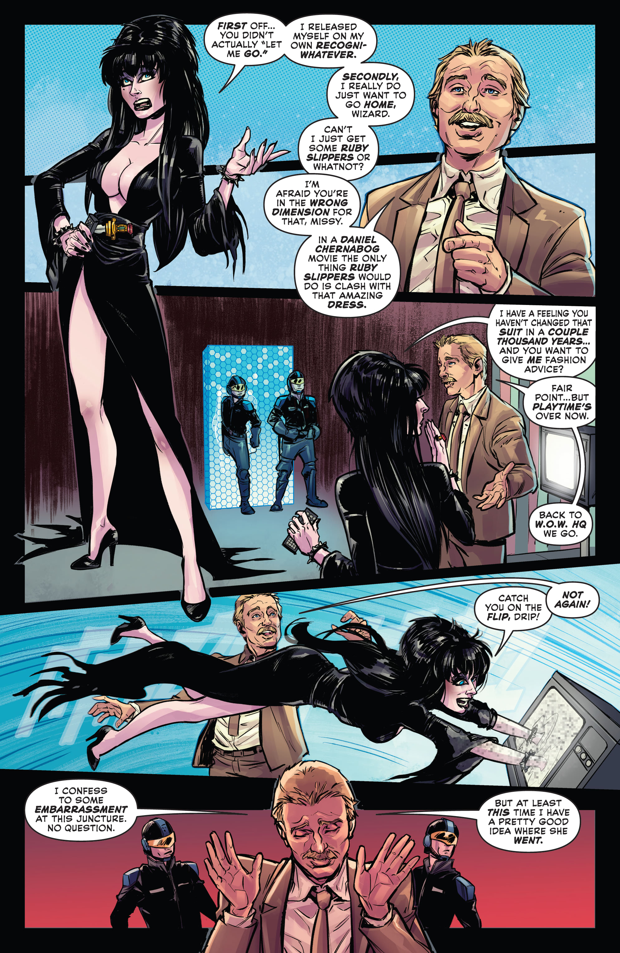 Read online Elvira in Horrorland comic -  Issue #5 - 18
