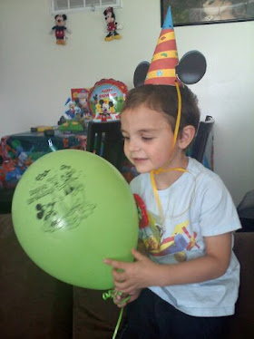 Joshy's ecxited for his birthday!