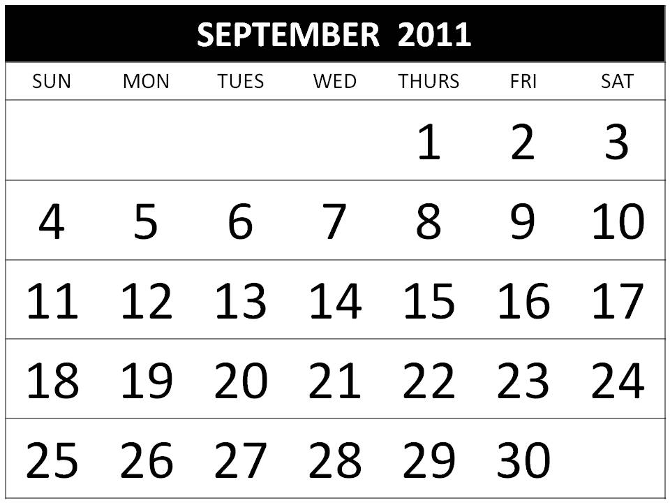Astoetie's Blog: 2011 calendar september