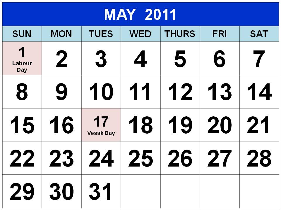 2011 Calendar Template Australia. 2011 calendar template