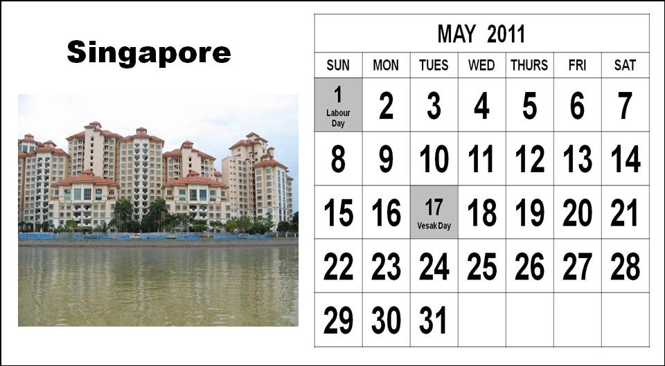  Singapore: 2012 Calendar Singapore: 2011 2012 canadian holidays ...
