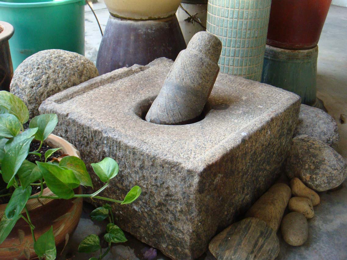 Asian Antiquues 20's Grinding stone