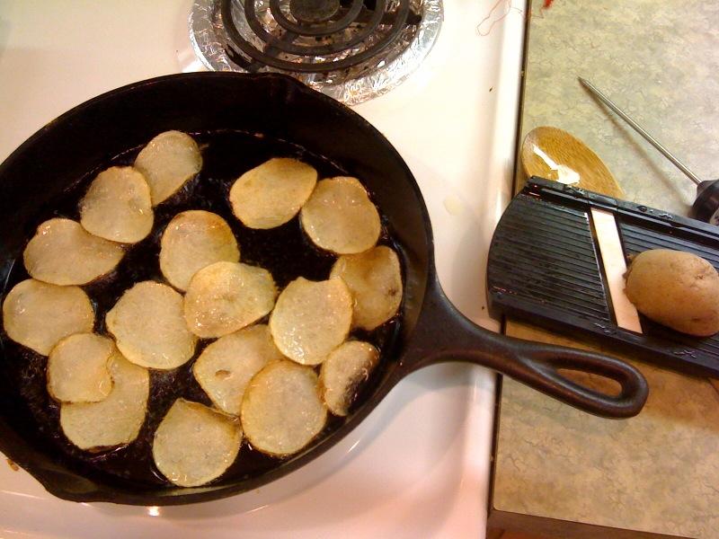 Family, Stamping and FOOD! In the Kitchen Mandoline and Homemade
