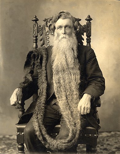 World's Longest Beard Ever Measured on Living Male
