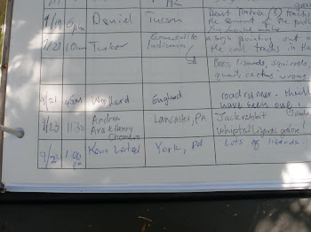 Hi I'm the Desert Botanical Garden Guest Book. Please Sign Me.