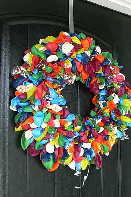Creative ideas for you: Happy Birthday Door Wreath