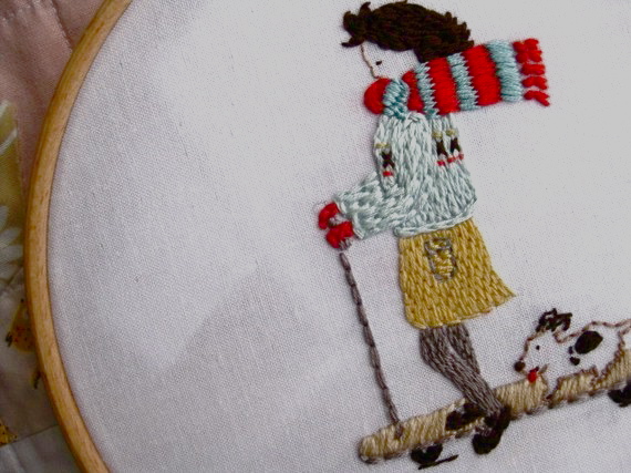 Embroidery stitches (video)