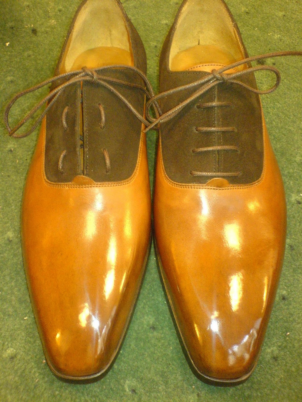 chaussure vernis craquelé