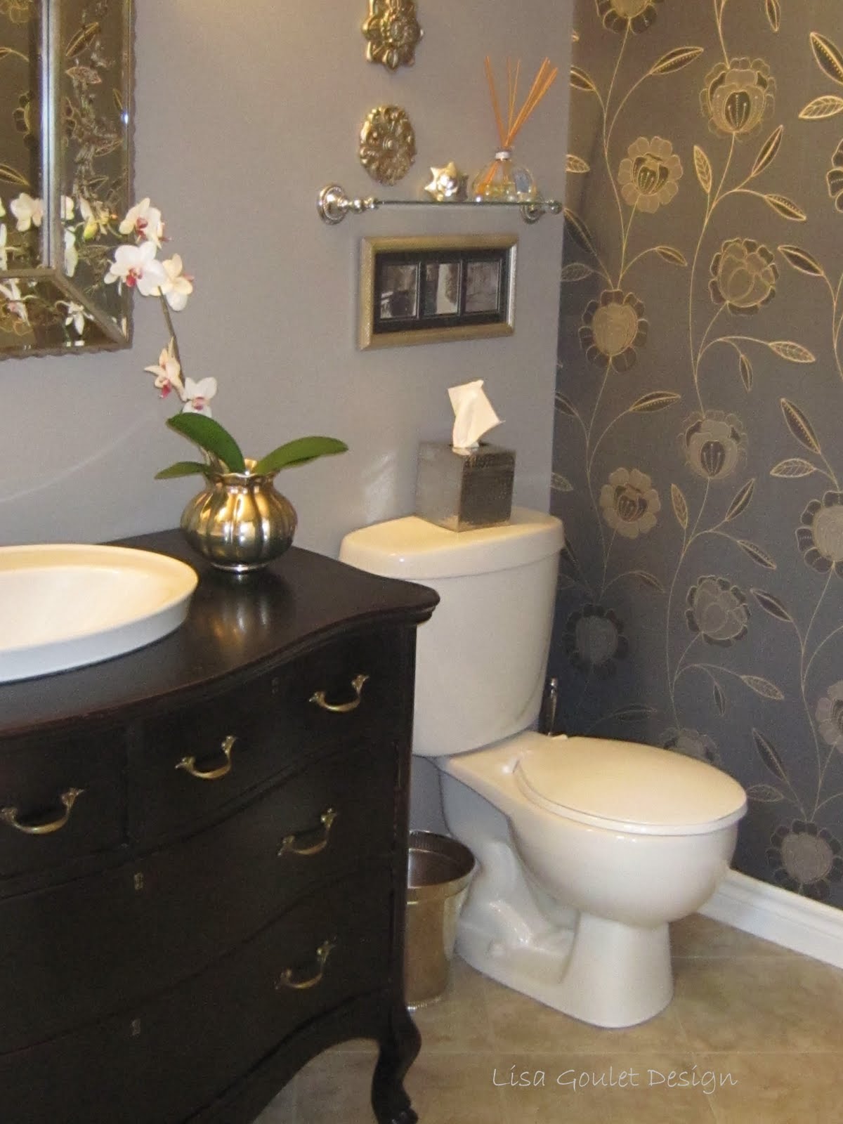 * Remodelaholic * Powder Puff; Powder Room Remodel Guest