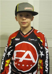Joshua when he was racing BMX
