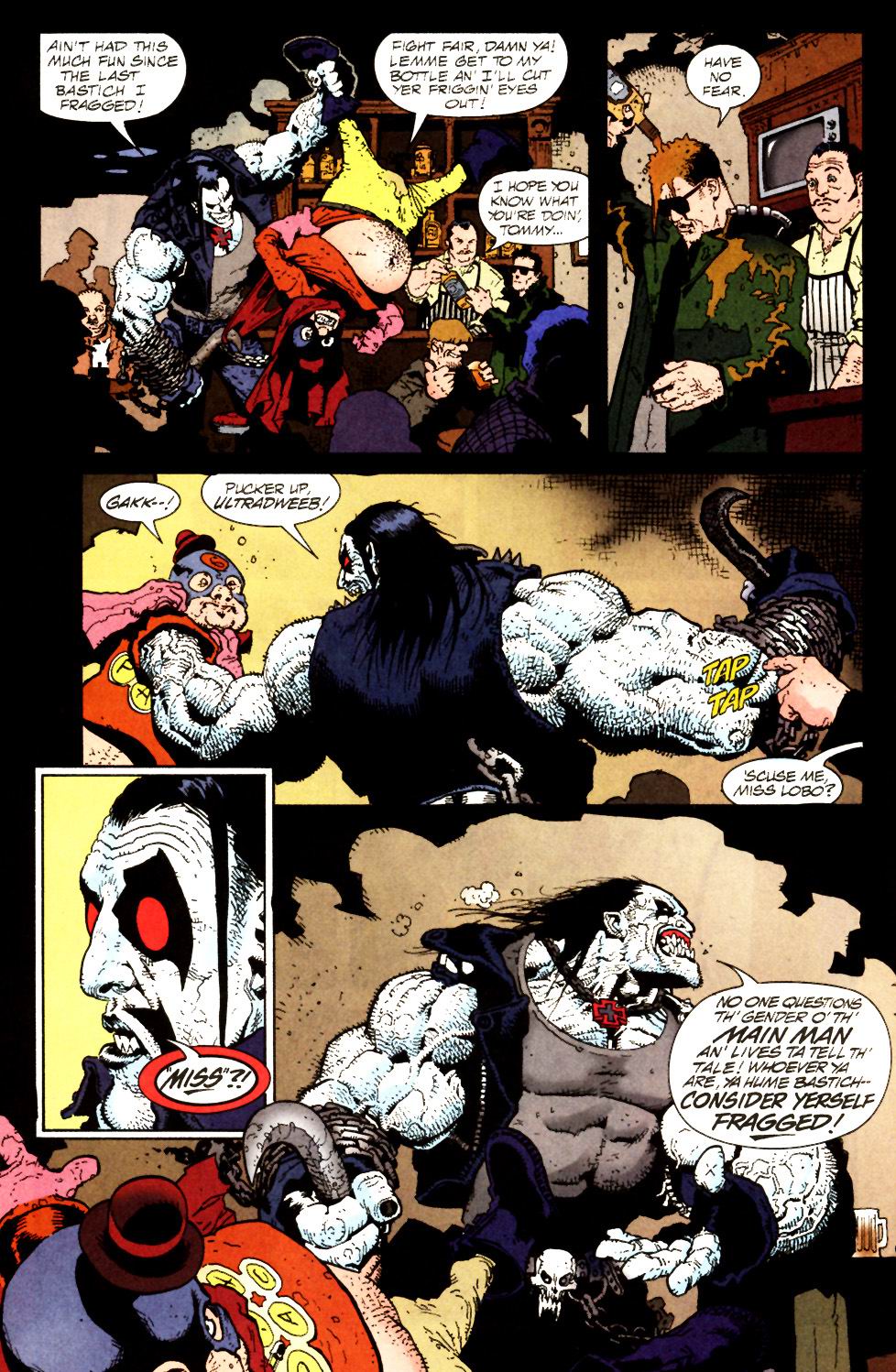 Read online Hitman/Lobo: That Stupid Bastich comic -  Issue # Full - 7
