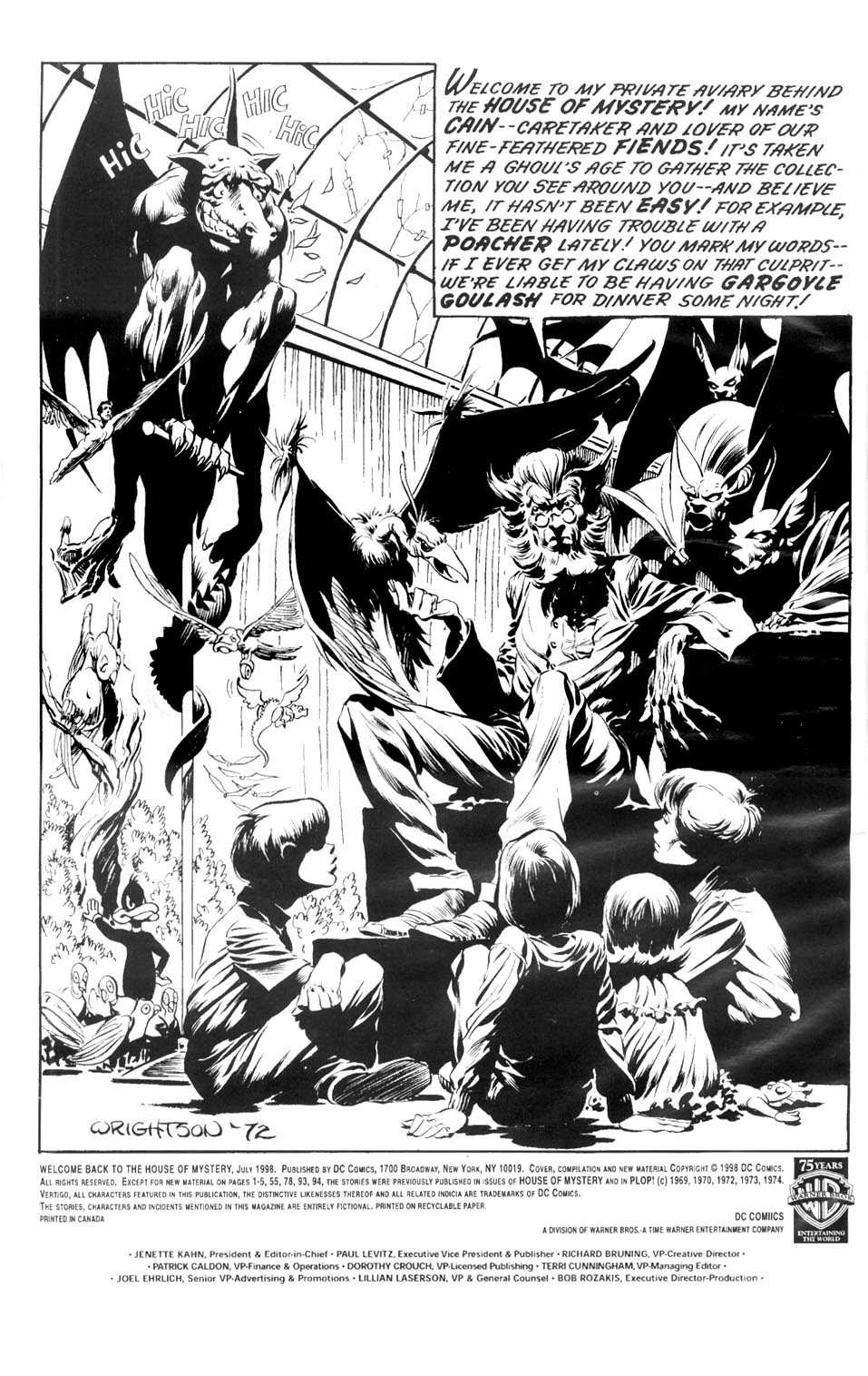 Read online Welcome Back to the House of Mystery comic -  Issue # TPB - 2