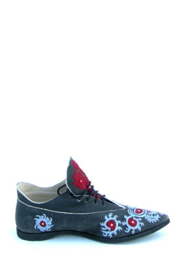 Charcoal Flat Shoes Charcoal Flat Shoes