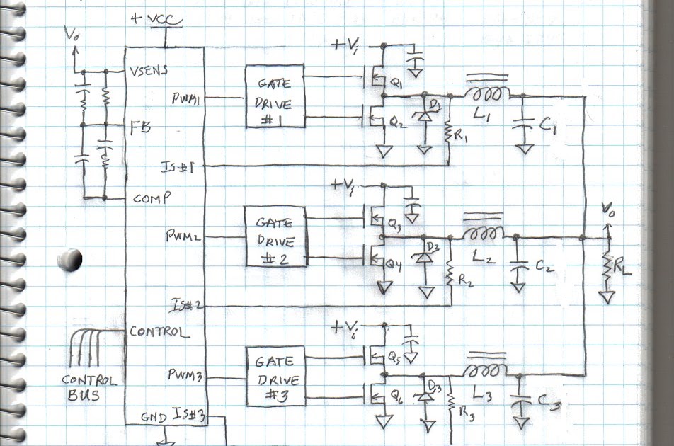 Switchmode Notebook: Mutiphase Buck Converters basic microprocessor block diagram elements 