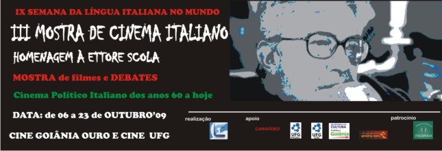3ª Mostra de Cinema Italiano - UFG