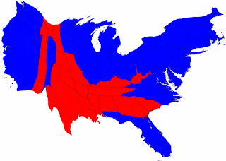 cartogram electoral proportional thematic montana