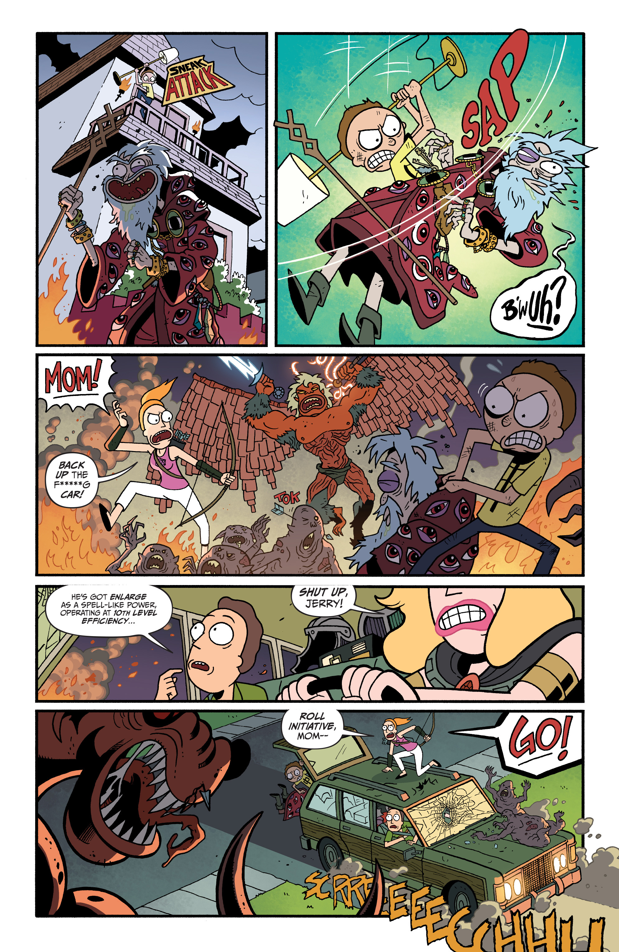 Read online Rick and Morty vs. Dungeons & Dragons II: Painscape comic -  Issue #3 - 7