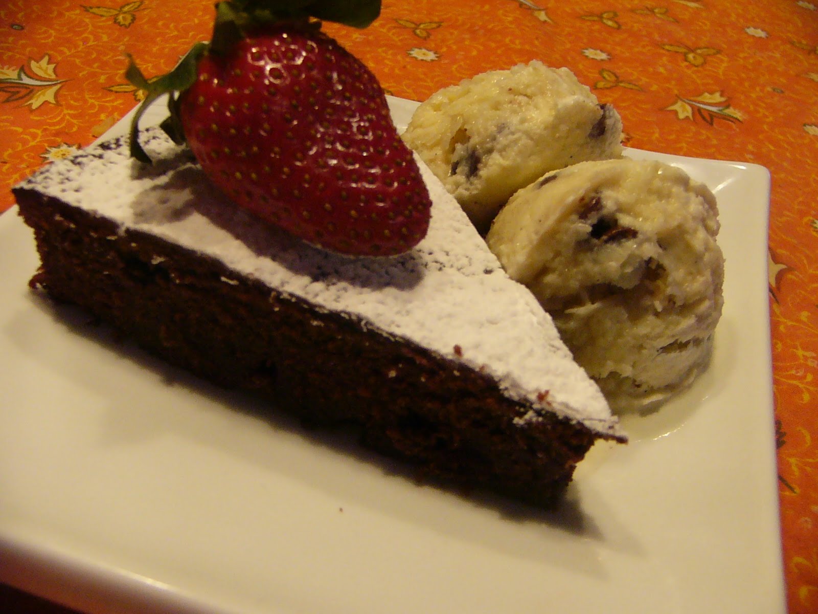 Tomates cerises et Basilic Chocolate Budino de Cat Cora