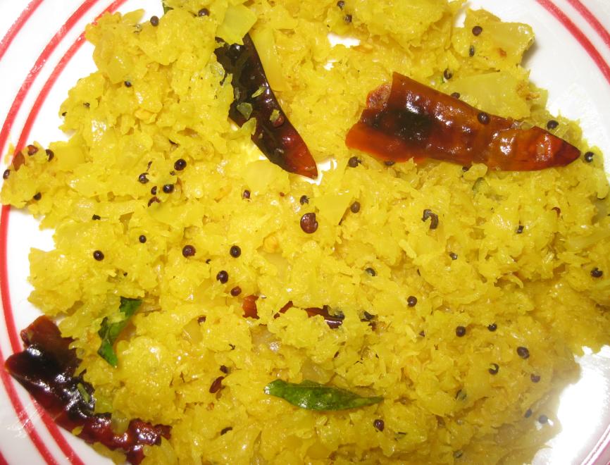 Malabarikitchen Cabbage Upperi (Thoran)