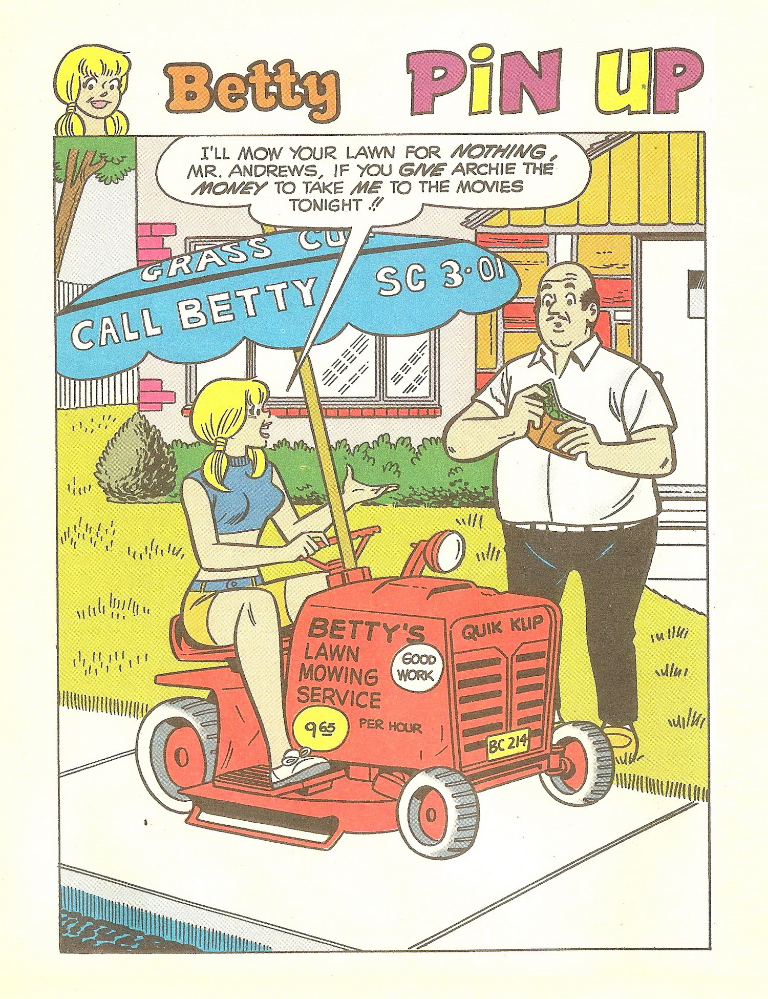 Read online Betty's Digest comic -  Issue #2 - 56