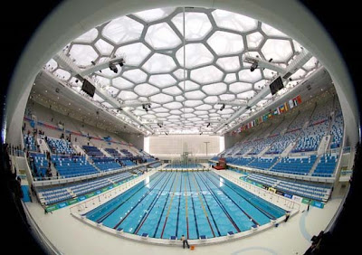 le cube centre de natation de Pekin