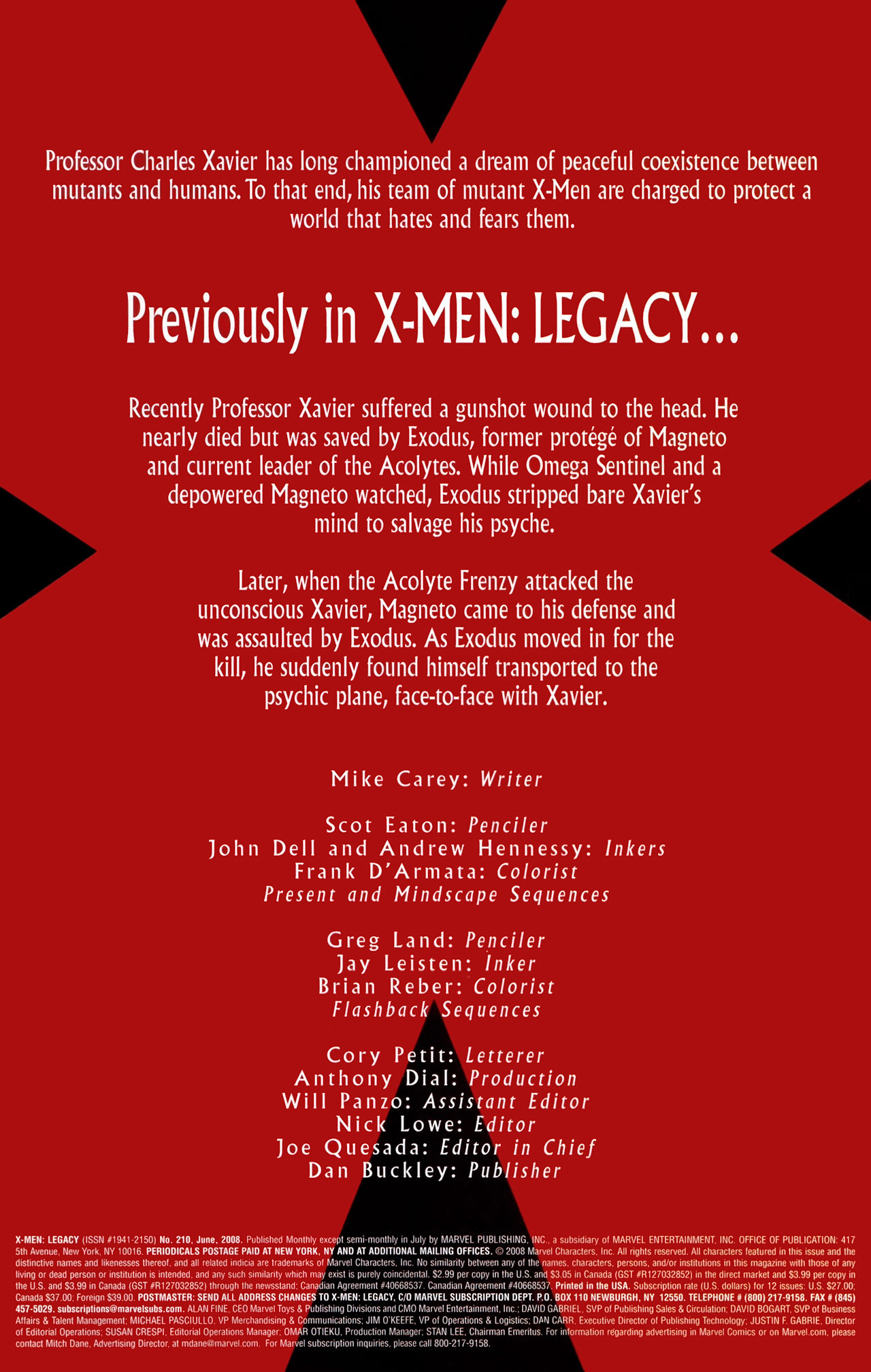 X-Men Legacy (2008) Issue #210 #4 - English 2