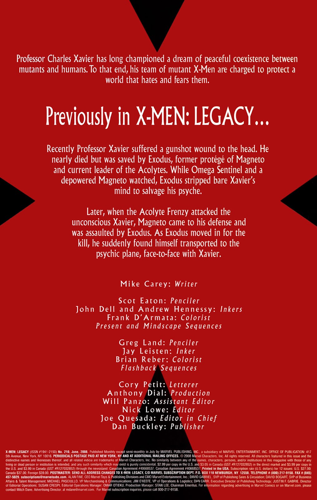 X-Men Legacy (2008) Issue #210 #4 - English 2