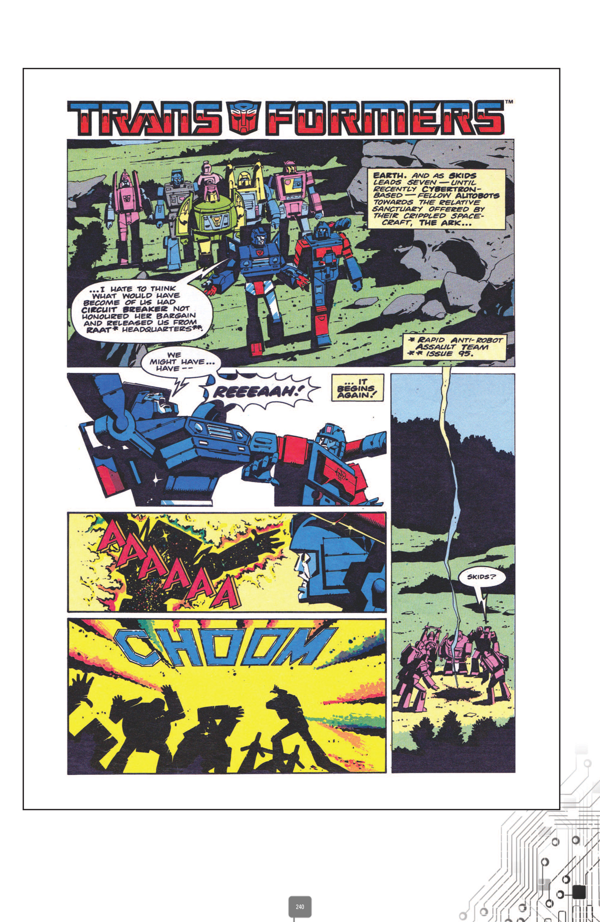 Read online The Transformers Classics UK comic -  Issue # TPB 3 - 240