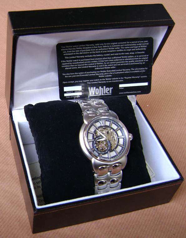 Berbagi Koleksi Jam Tangan Import US02. Jam Tangan Wohler Skeleton